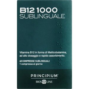 Метілкобаламін Bios Line Principium B12 1000 Sublingual 60 Tabs