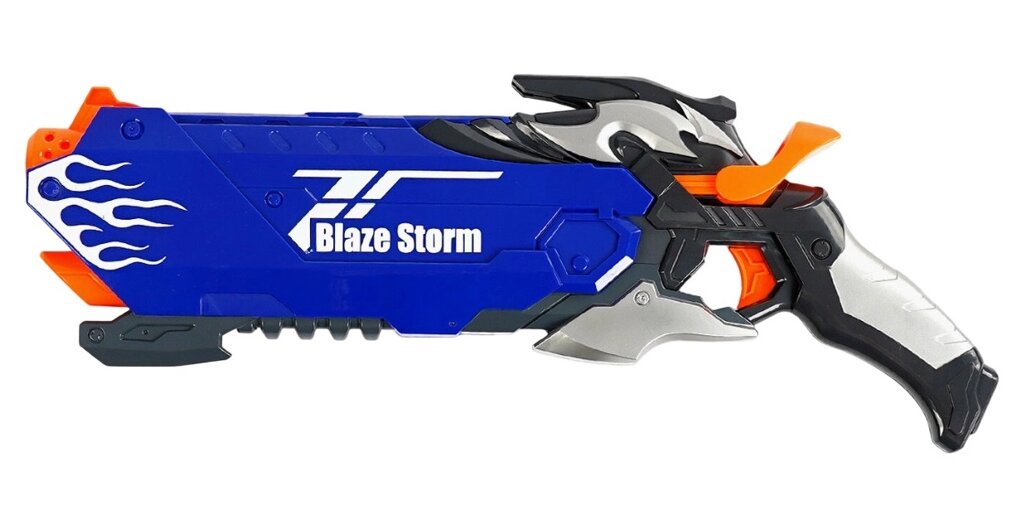 Пістолет ZC Blaze Storm 12 м'яких куль Синій (160041) від компанії Придбай - фото 1