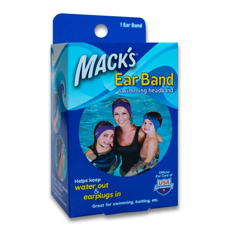 Плавальна пов'язка на голову MACK`S EAR BAND від компанії Придбай - фото 1