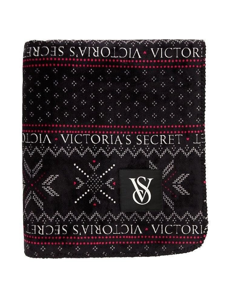 Плед Victoria's Secret Plush Blanket чорний 152х127 см від компанії Придбай - фото 1