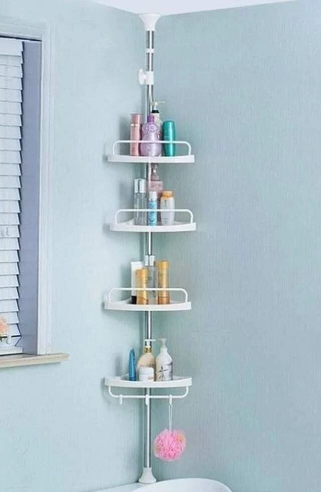 Полиця для ванної кімнати VigohA Multi Corner Shelf 3.2 м від компанії Придбай - фото 1