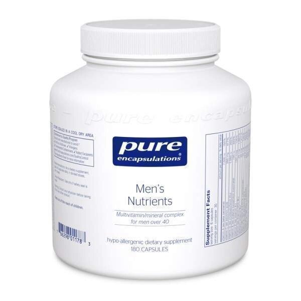 Полівітаміни / мінеральний комплекс Pure Encapsulations, для чоловіків старше 40, Men's Nutrients, 180 капсул (21005) від компанії Придбай - фото 1