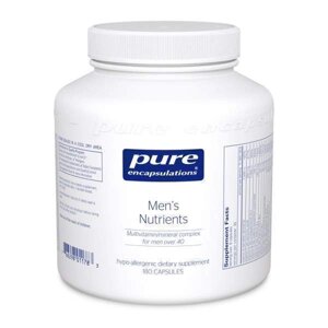 Полівітаміни / мінеральний комплекс Pure Encapsulations, для чоловіків старше 40, Men's Nutrients, 180 капсул (21005)