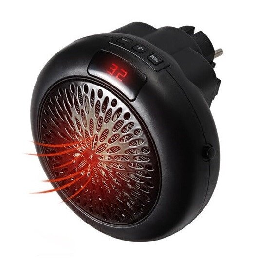 Портативний обігрівач RIAS Warm Air Heater 900W Black (3_02279) від компанії Придбай - фото 1