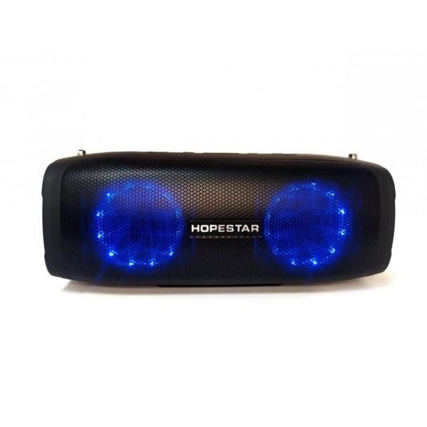 Потужна портативна Bluetooth колонка Hopestar A6 Party Black, що світиться від компанії Придбай - фото 1