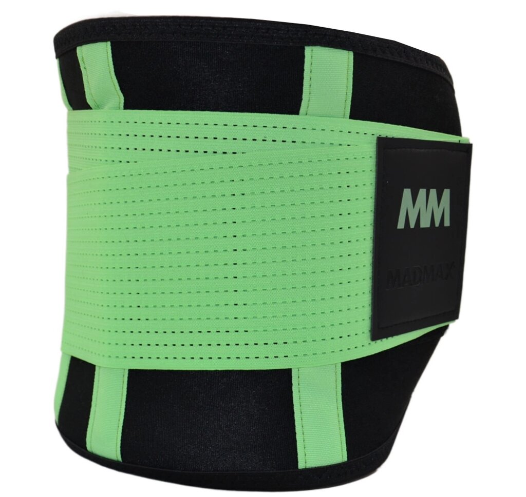 Пояс компресійний MadMax MFA-277 Slimming belt Black/neon green M від компанії Придбай - фото 1