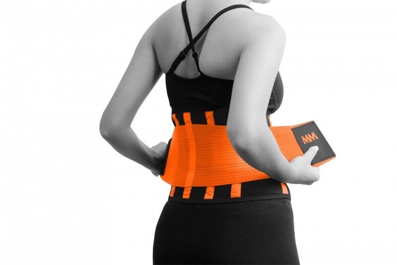 Пояс компресійний MadMax MFA-277 Slimming belt Black/neon orange M від компанії Придбай - фото 1