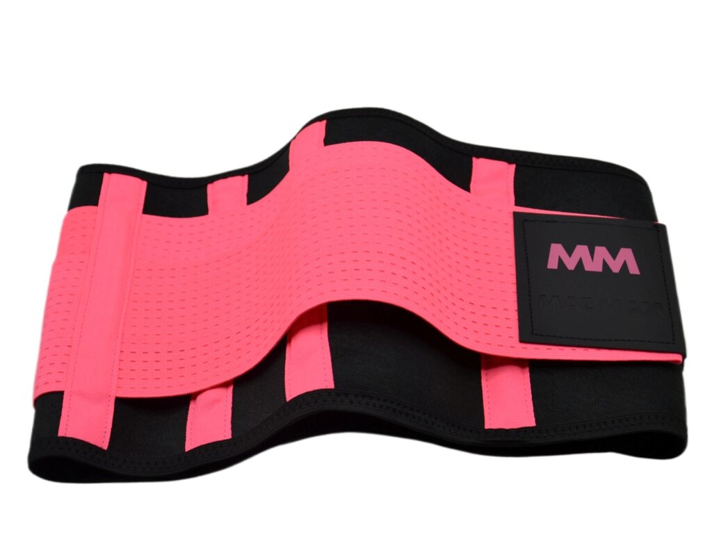 Пояс компресійний MadMax MFA-277 Slimming belt Black/neon pink S від компанії Придбай - фото 1