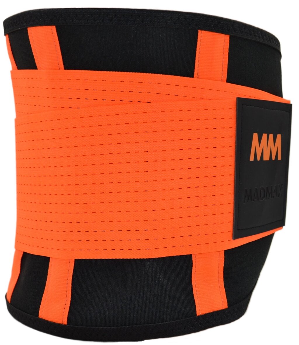 Пояс компресійний MadMax MFA-277 Slimming belt S Black/neon orange від компанії Придбай - фото 1