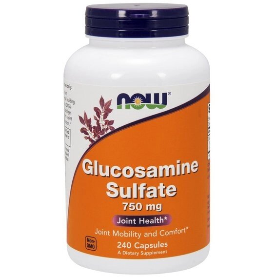 Препарат для суглобів і зв'язок NOW Foods Glucosamine Sulfate 750 mg 240 Caps від компанії Придбай - фото 1