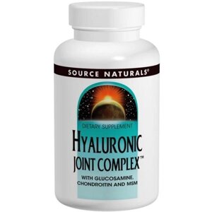 Препарат для суглобів і зв'язок Source Naturals Hyaluronic Joint Complex with Chondroitin and МСМ 60 Tabs