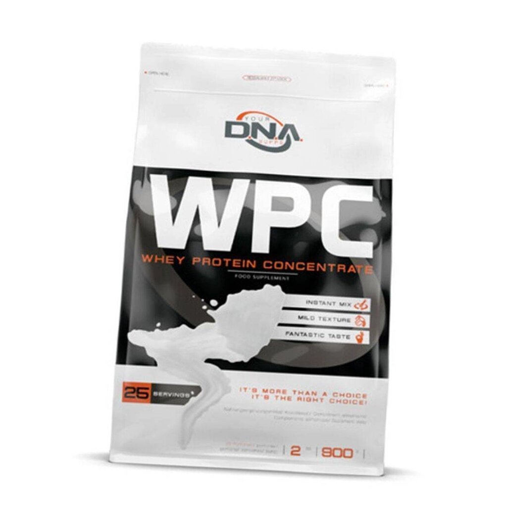 Протеїн Концентрат Сироваткового Білка Whey Protein Concentrate DNA 900г Арахісове масло (29285001) від компанії Придбай - фото 1