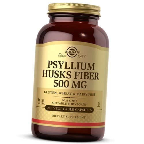 Псилліум Psyllium Husks Fiber 500 Solgar 200вегкапс (69313007) від компанії Придбай - фото 1