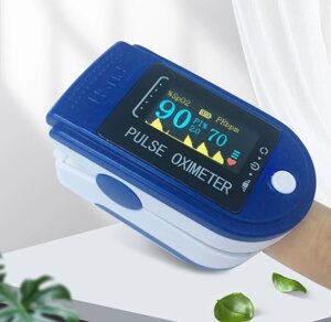 Пульсоксиметр на палець Pulse Oximeter LK-88 Оксиметр електронний пульсомер вимірювач кослорода в крові ЛК-88