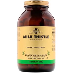 Розторопша Solgar Milk Thistle 250 вегетаріанських капсул (SOL03973)
