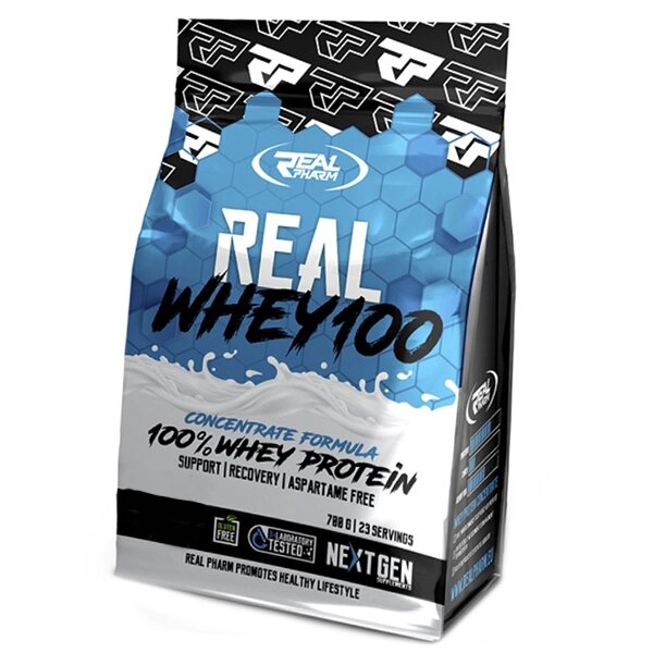 Real Whey 100 Real Pharm 700г Банан (29055004) від компанії Придбай - фото 1