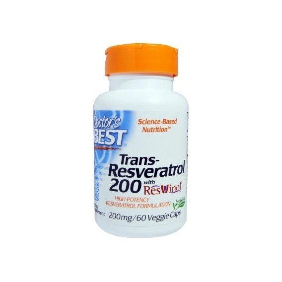 Ресвератрол Doctor's Best Trans-Resveratrol 200 mg 60 Veg Caps від компанії Придбай - фото 1