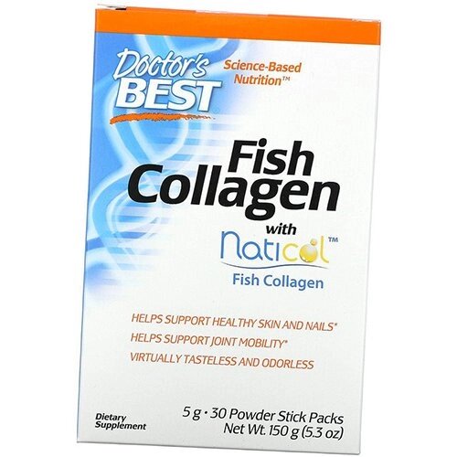 Рибний Колаген Fish Collagen Doctor's Best 30пакетов (68327007) від компанії Придбай - фото 1