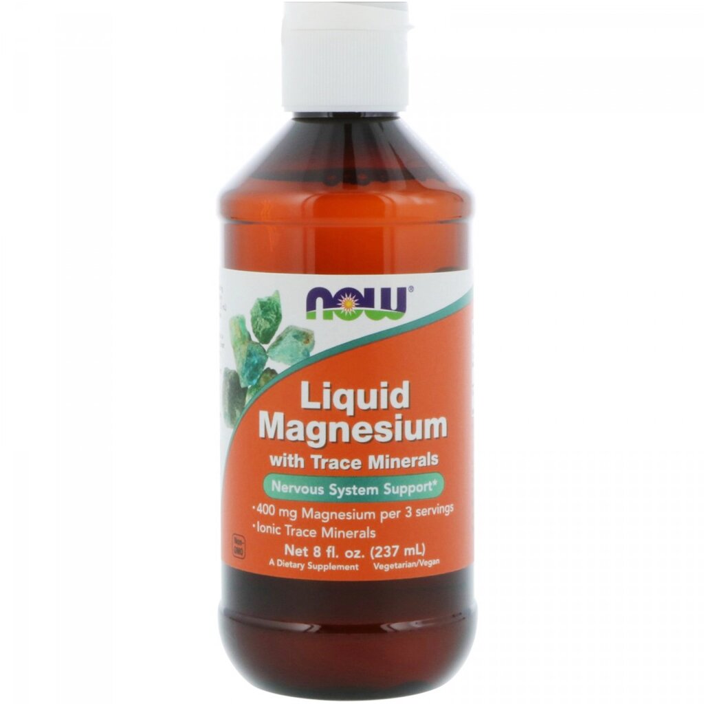 Рідкий магній Now Foods 8 рідких унцій 236,7 мл (NF1288) від компанії Придбай - фото 1