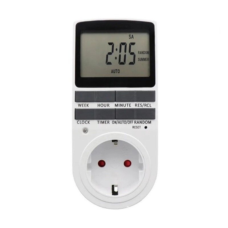 Розетка з таймером включення та вимкнення Timer Socket KWE-TM02-EU 8747 CNV від компанії Придбай - фото 1