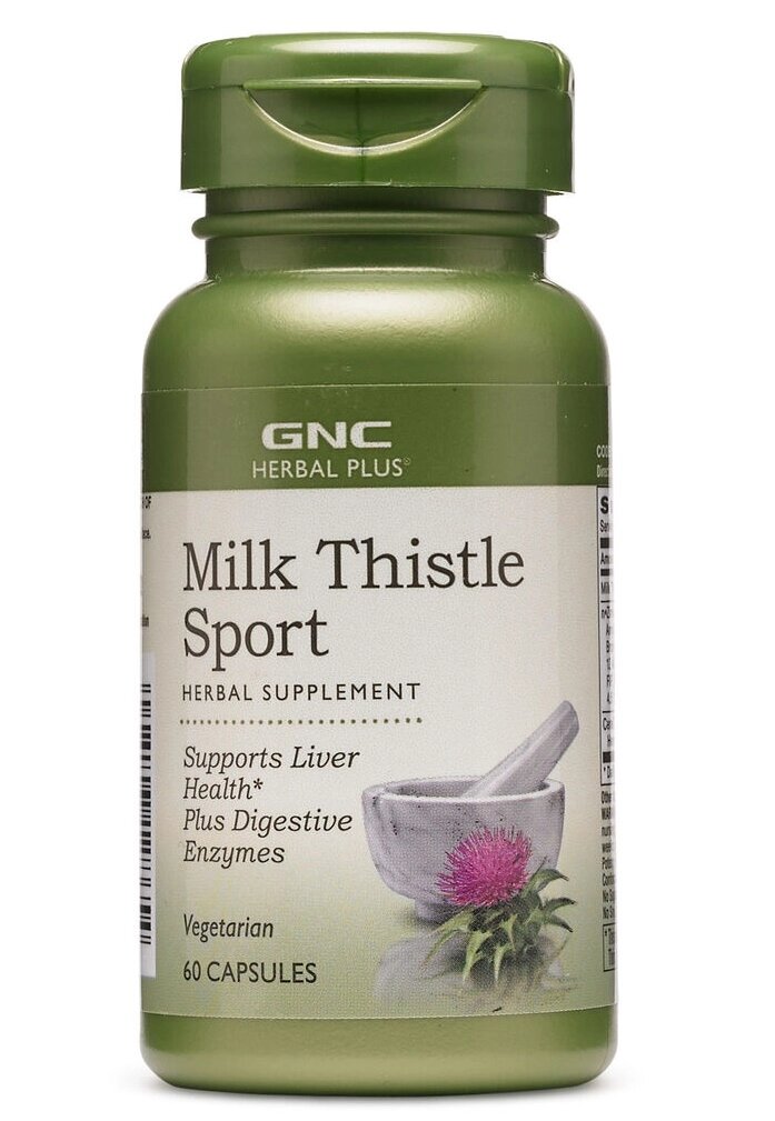 Розторопша GNC Herbal Plus Milk Thistle Sport 60 Caps від компанії Придбай - фото 1