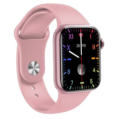 Розумні смарт годинник Smart Watch M16-6S PLUS, 4.4 см алюмінієвий корпус Pink від компанії Придбай - фото 1