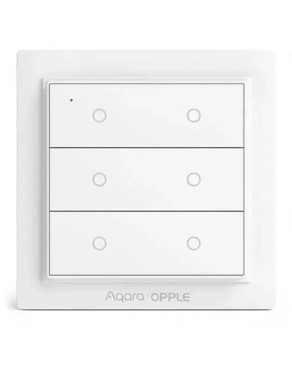 Розумний бездротовий вимикач Aqara Opple Smart Switch Apple Homekit Wireless Version 6 кнопок (WXCJKG13LM) від компанії Придбай - фото 1