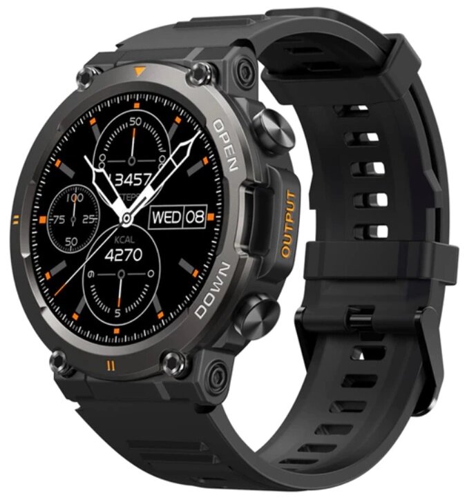 Розумний годинник Smart Uwatch Vibe 7 Black від компанії Придбай - фото 1