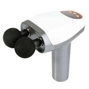 Ручний масажер для м'язів Massage Gun Maxtop MP-921 25W White-Grey