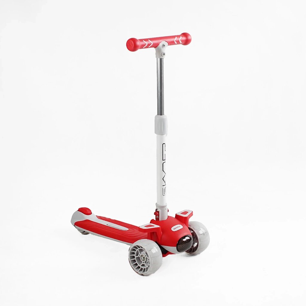 Самокат триколісний Skyper 50 кг Червоно-білий (169293) від компанії Придбай - фото 1