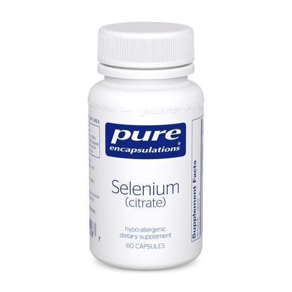 Селен цитрат Selenium citrate Pure Encapsulations для антиоксидантної і серцево-судинної підтримки 60 капсул від компанії Придбай - фото 1