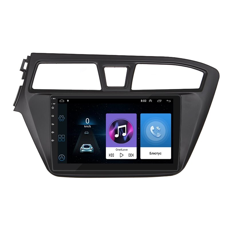 Штатна магнітола Lesko 9" Hyundai i20 II 2014-2018 1/16Gb Wi-Fi GPS Base (9971-46646) від компанії Придбай - фото 1