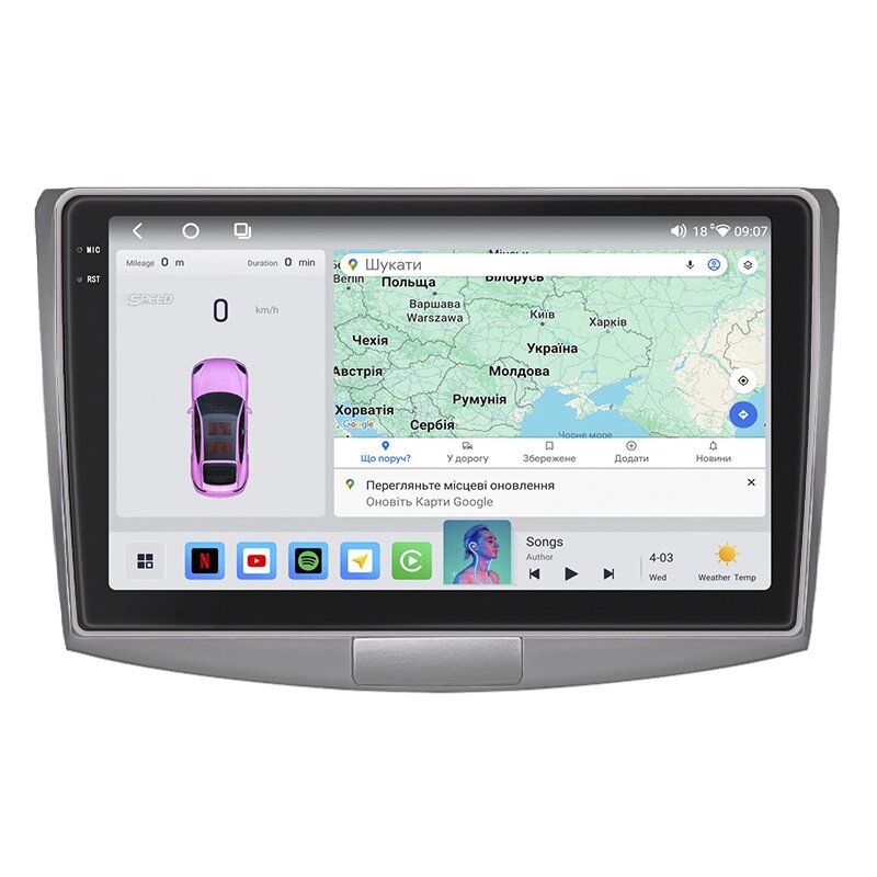 Штатна магнітола Lesko для Volkswagen Passat B6 2005-2010 екран 10 4/64 QLED CarPlay 4G Wi-Fi GPS 360 Prime від компанії Придбай - фото 1