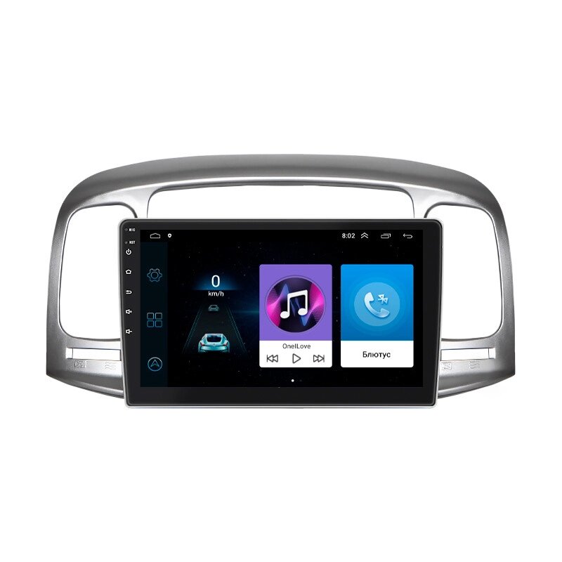 Штатна магнітола Lesko Hyundai Accent III 2006-2011 9" 1/16Gb Wi-Fi GPS Base (10472-54811) від компанії Придбай - фото 1