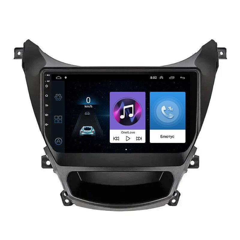 Штатна магнітола Lesko Hyundai Avante V ver 2 2010-2015 9" 1/16Gb Wi-Fi GPS Base (11484-65343) від компанії Придбай - фото 1