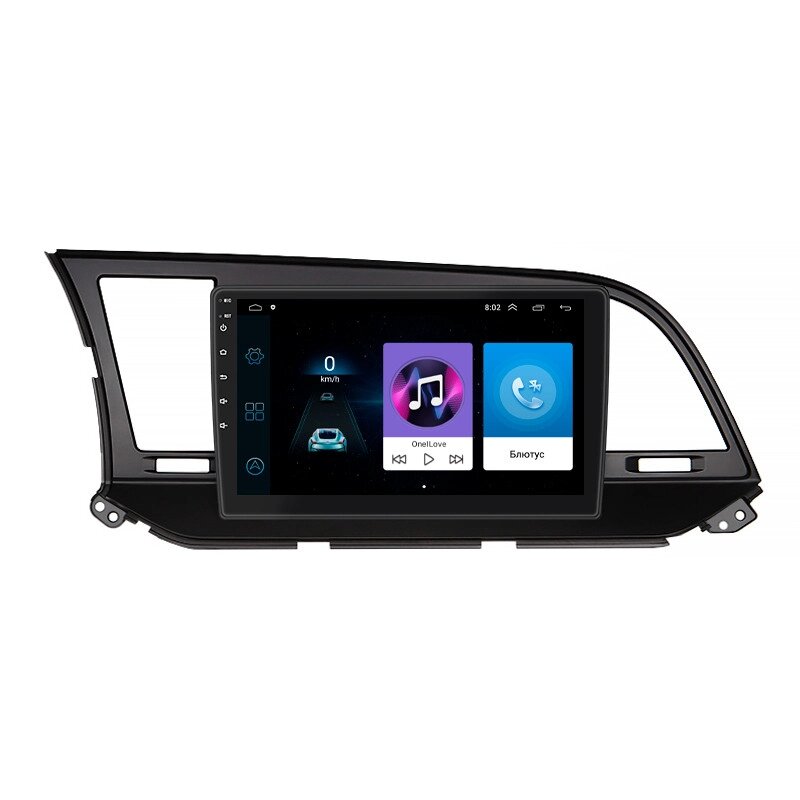 Штатна магнітола Lesko Hyundai Avante VI 2015-н. в. 9" 1/16Gb Wi-Fi GPS Base (10483-54817) від компанії Придбай - фото 1