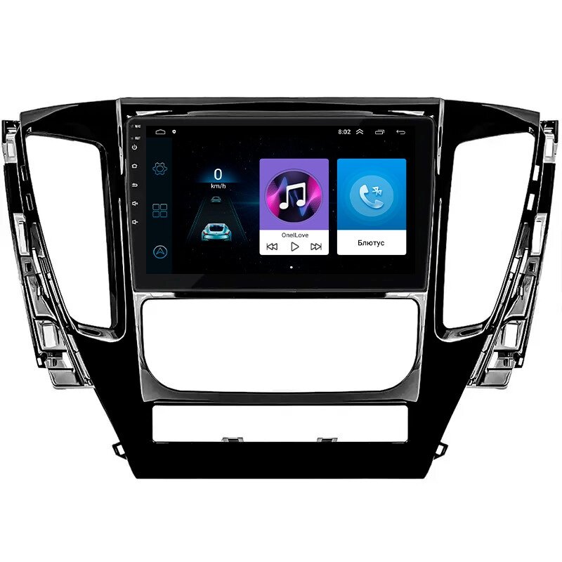 Штатна магнітола Lesko Mitsubishi Pajero Sport III 2015-2021 9" 1/16Gb Wi-Fi GPS Base (10889-60890) від компанії Придбай - фото 1