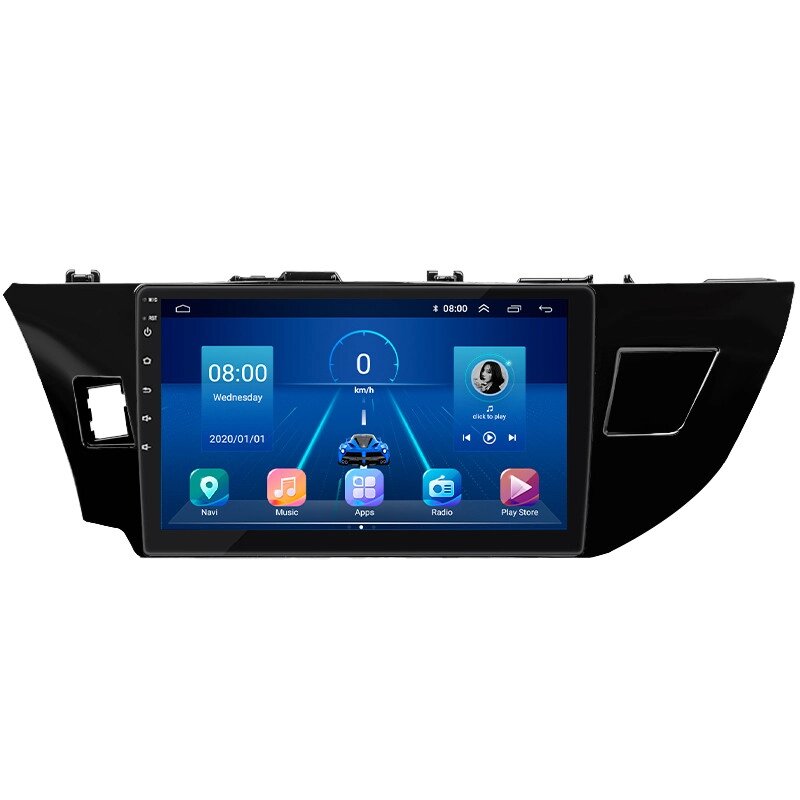 Штатна магнітола Lesko Toyota Corolla XI E160/E170 ver. 1 2012-2016г 10" 2/32Gb Wi-Fi GPS Base (10935-59049) від компанії Придбай - фото 1