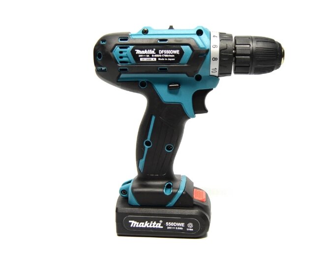 Шуруповерт Makita 550 DWE (24V 5A/h Li-Ion) (1756374607) від компанії Придбай - фото 1