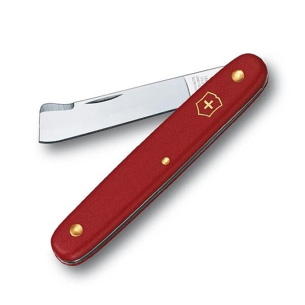 Швейцарський ніж Victorinox Budding Combi садовий 100 мм 2 функції червоний у блітері (3.9020. B1) від компанії Придбай - фото 1