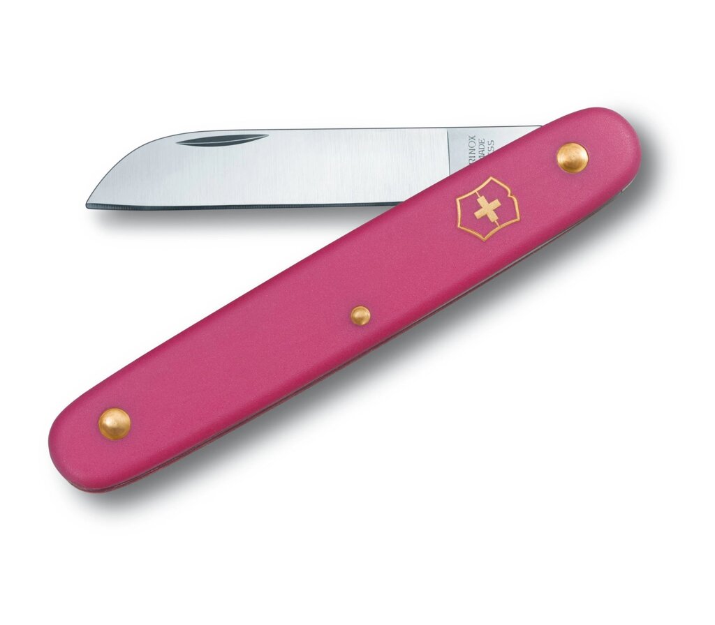 Швейцарський ніж Victorinox Floral садовий 100 мм 1 рожевий функція в блістрі (3.9050.53B1) від компанії Придбай - фото 1