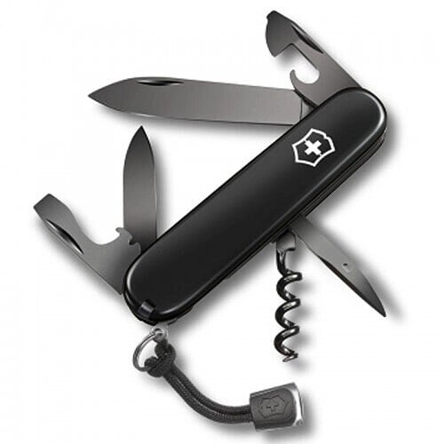 Швейцарський ніж Victorinox Spartan Onyx Black 91 мм, 12 функцій, чорний (1.3603.31P) від компанії Придбай - фото 1