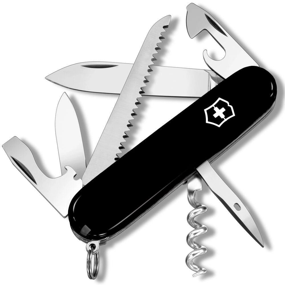 Складаний ніж Victorinox Camper 91 мм, 13 функцій Чорний (1.3613.3) від компанії Придбай - фото 1