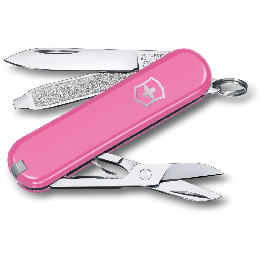 Складаний ніж Victorinox Classic SD Colors Cherry Blossom 58 мм 7 функцій Рожевий (0.6223.51G) від компанії Придбай - фото 1