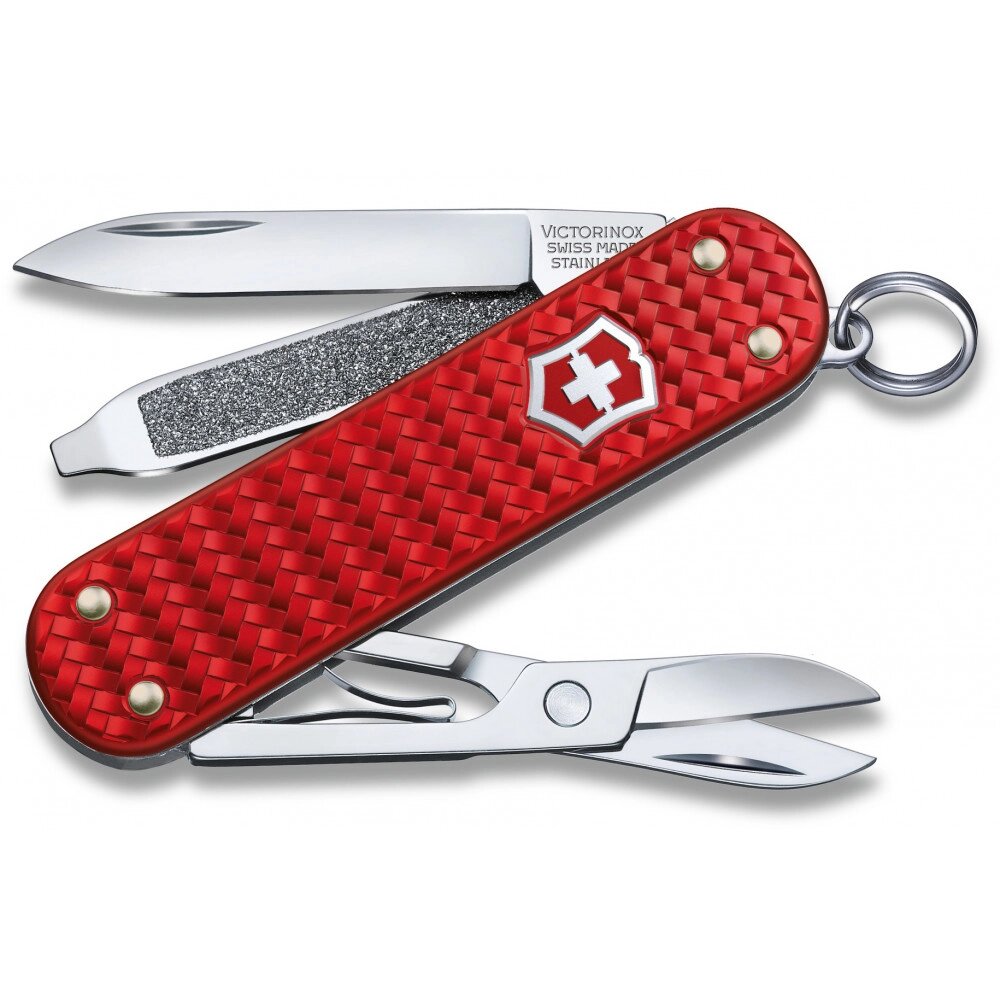 Складаний ніж Victorinox Classic SD Precious Alox Червоний (0.6221.401G) від компанії Придбай - фото 1