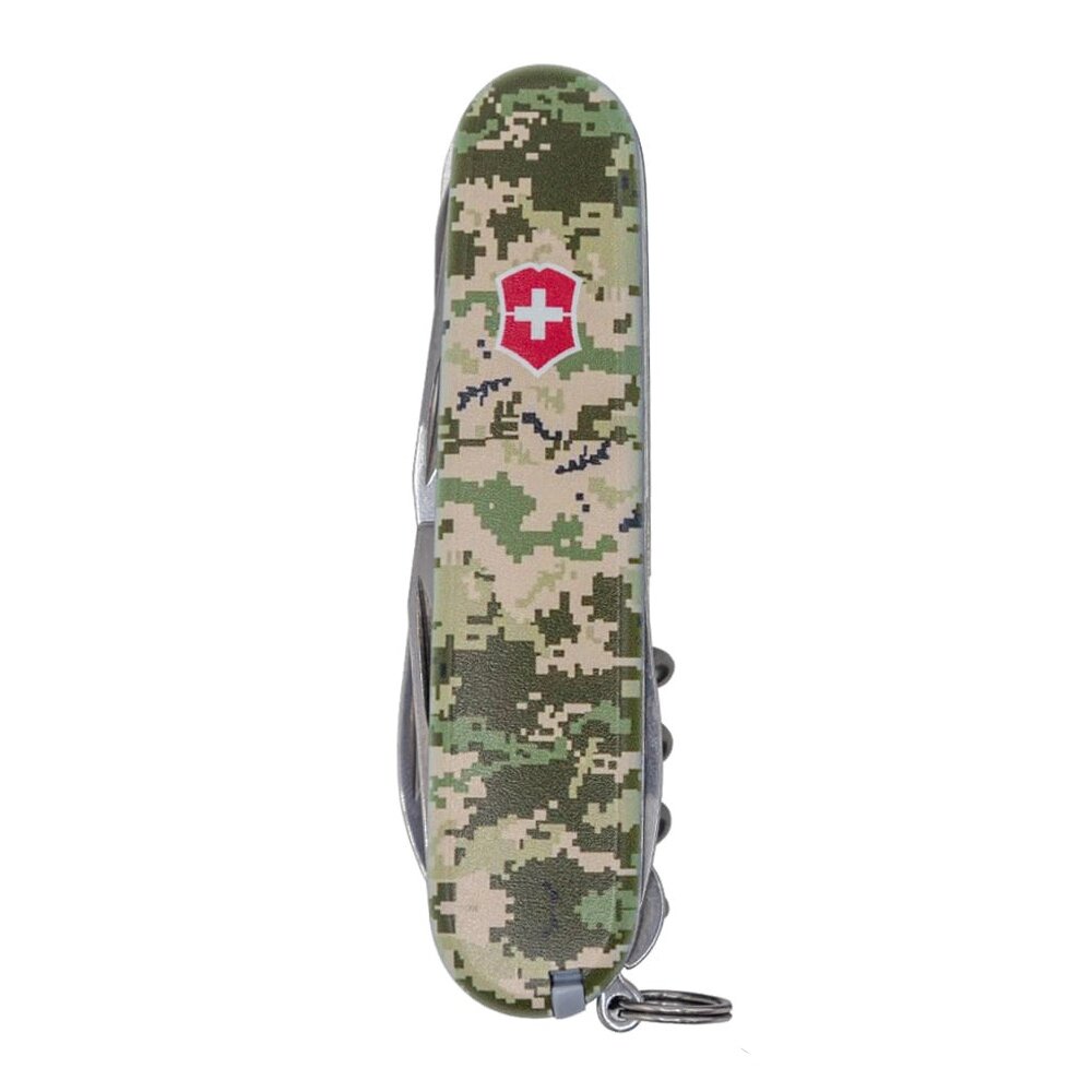 Складаний ніж Victorinox Climber Army Піксель з червоним лого (1.3703.3.W3941p) від компанії Придбай - фото 1