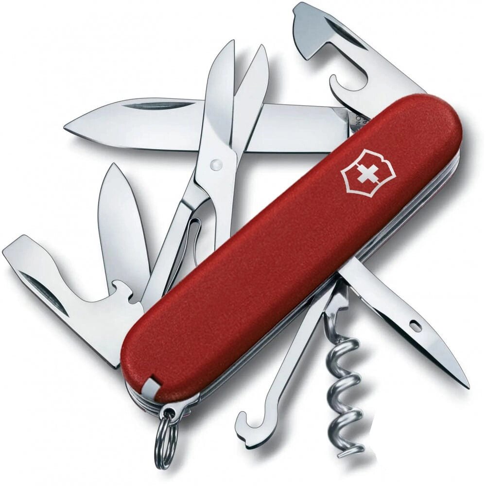 Складаний ніж Victorinox Climber Mat 91 мм Червоний матовий лак (1.3703_M0007p) від компанії Придбай - фото 1