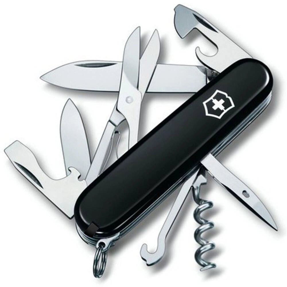 Складаний ніж Victorinox Climber Ukraine Чорно-червоний (1.3703.3.1) від компанії Придбай - фото 1