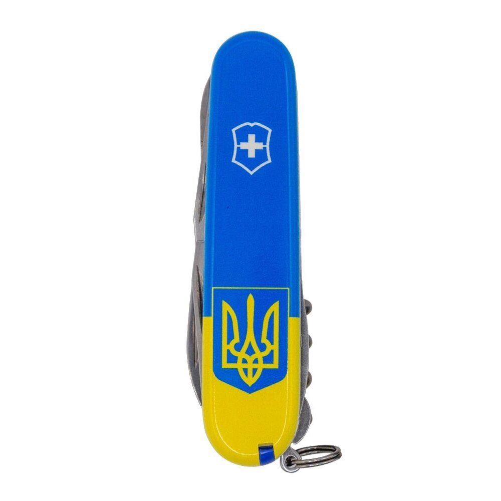 Складаний ніж Victorinox Climber Ukraine Герб на прапорі (1.3703.7.T3030p) від компанії Придбай - фото 1