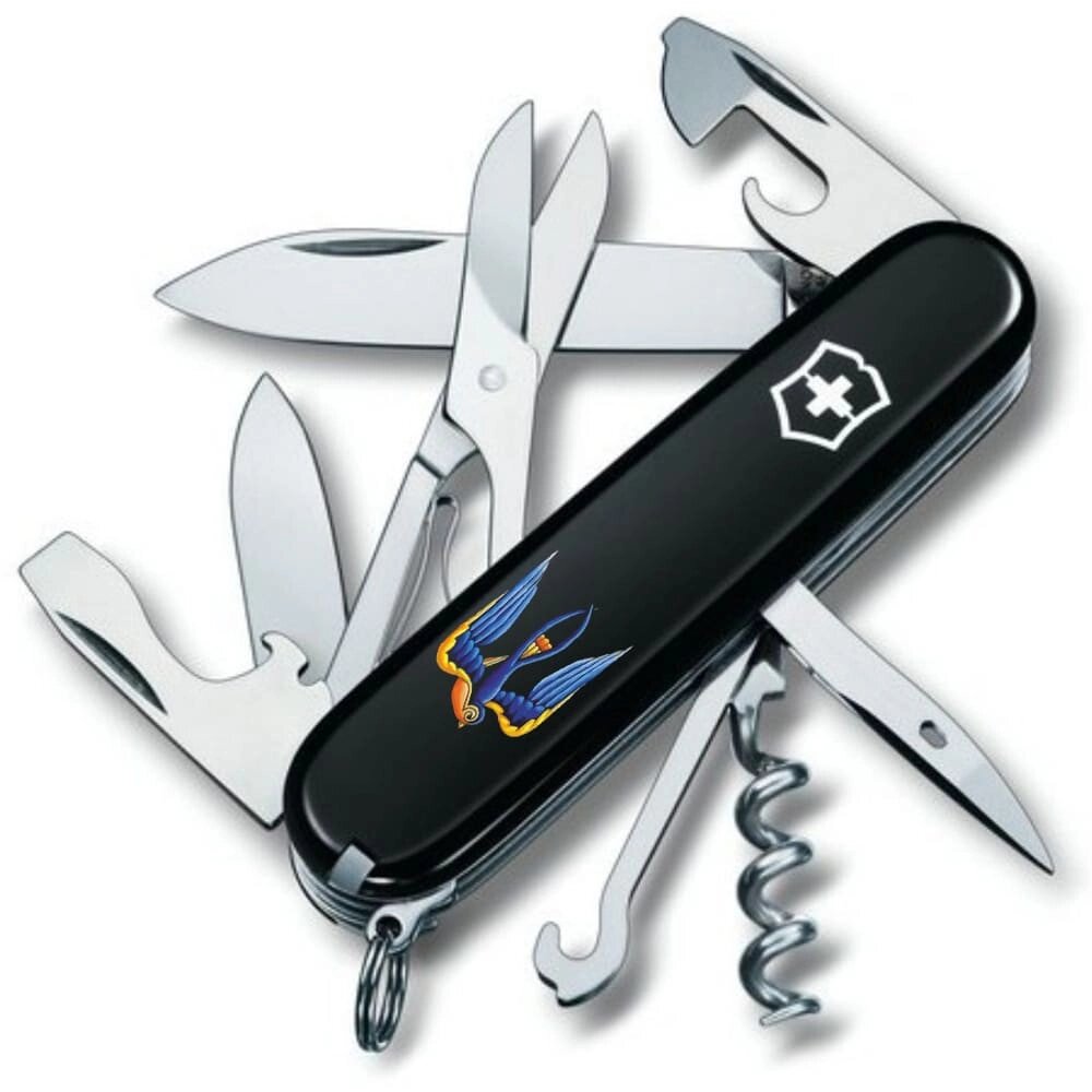 Складаний ніж Victorinox Climber Ukraine Тризуб-Ластівка (1.3703.3_T1230u) від компанії Придбай - фото 1